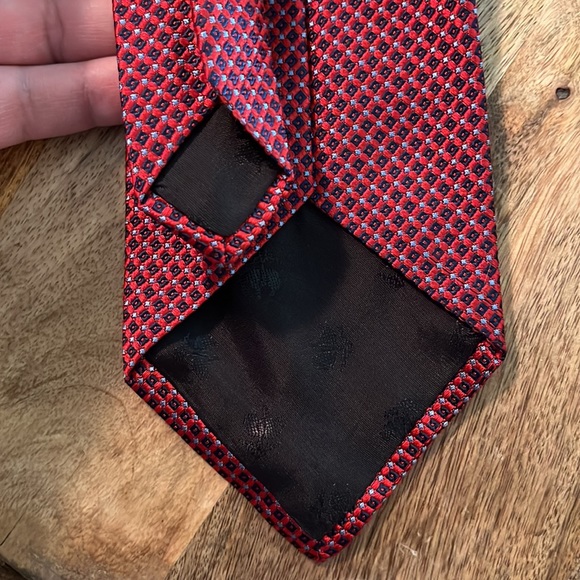 BROOKS BROTHERS 346 100% Silk Mens Career Tie MicroPrint Graphic Squares $89 NEW - Picture 9 of 12